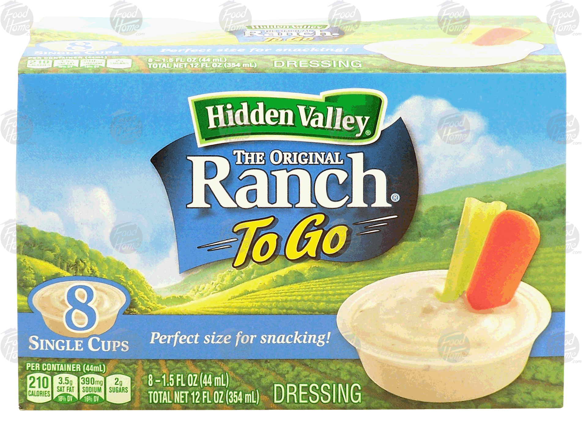 Hidden Valley To Go original ranch dressing, 8-count cups Full-Size Picture